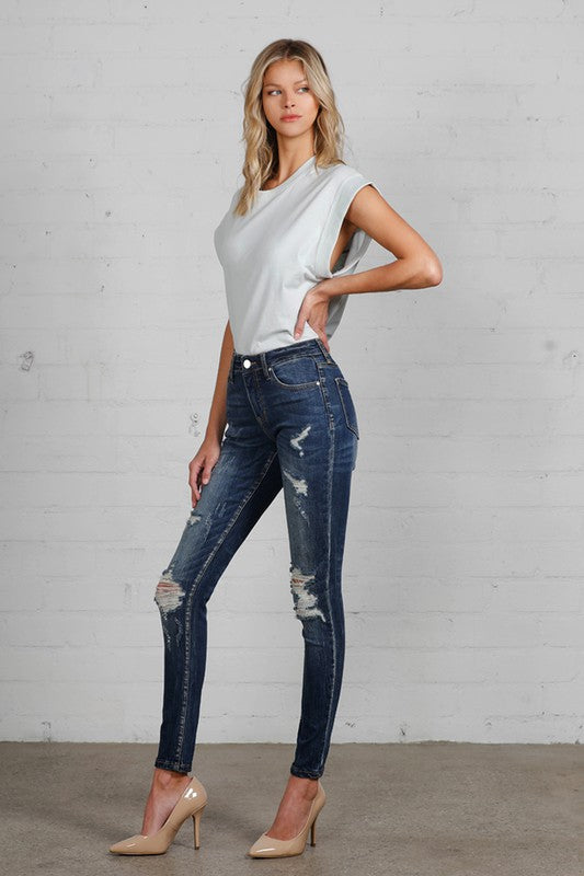 Mid-Rise Skinny Jeans | Jeans.com.