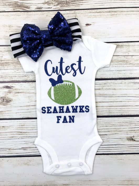 baby girl seahawks outfit