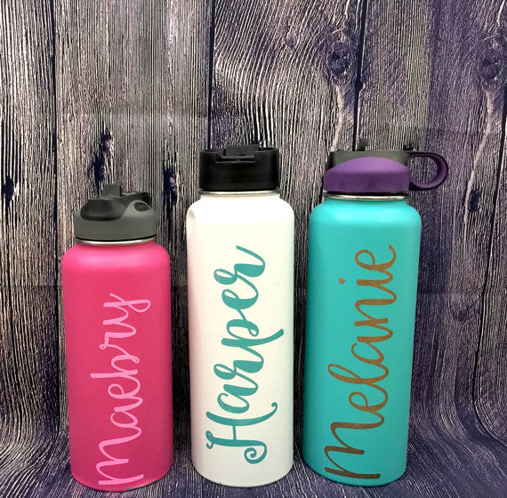 personalized hydro flask water bottles