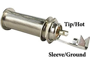 Mono Barrel Jack Wiring Diagram How To, Iron Age Guitar Accessories