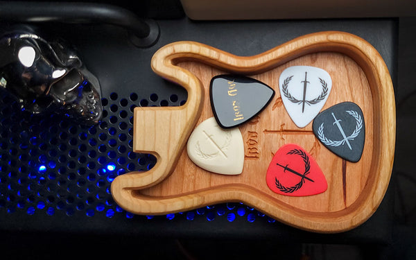 fender stratocaster guitar pick tray