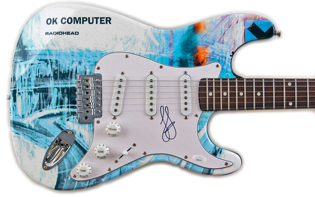 Jonny Greenwood Signed Radiohead 39 Electric Guitar