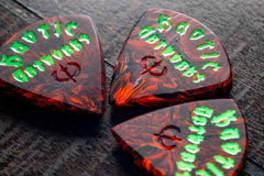 kaotic artworks resin guitar picks plectrums 