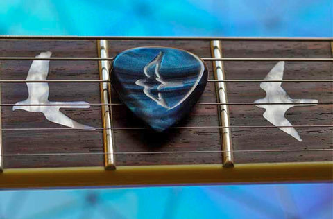 personalized guitar picks by Iron Age  prs