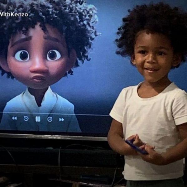 Photo of a real little boy that resembles Antonio Madrigal from Disney's Encanto that went viral. Source: Good Morning America 