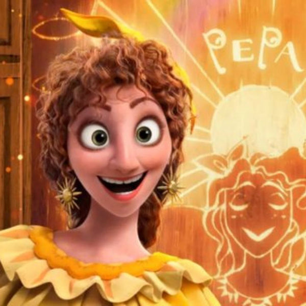 Disney Encanto's Antonio Madrigal's mother, Pepa, also has tight, red curls.