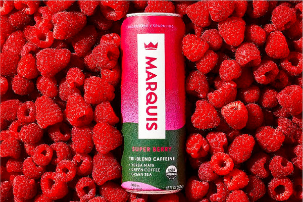 Super Berry Energy Drink with Raspberries
