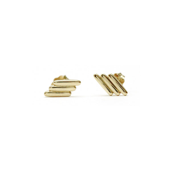 Stacked Bar Earrings - Easter Ahn Design