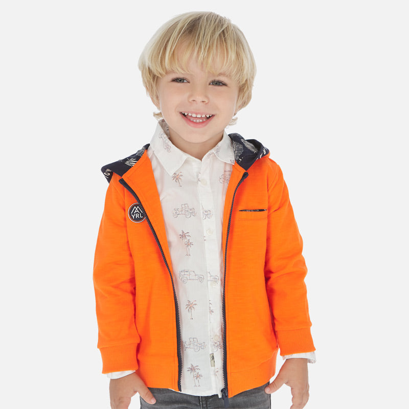 Mayoral Boy SS20 Hooded sweatshirt with appliques 3448 – Bumkins ...