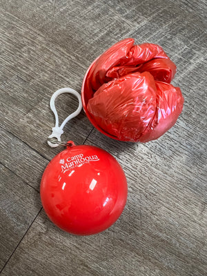 Rain poncho keychain - Camp Manitoqua & Retreat Center