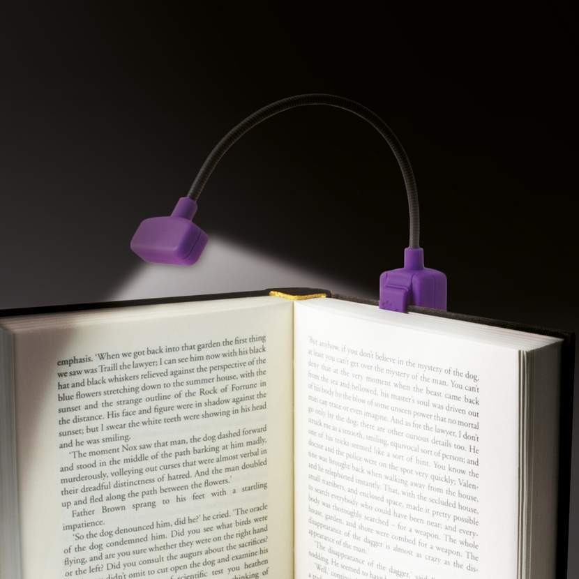 compact book light