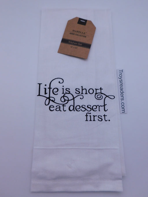 Alcohol and Friends Quote Dish Towel — Troy's Readers