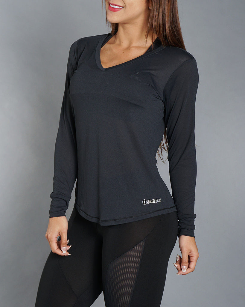 blusa deportiva manga larga