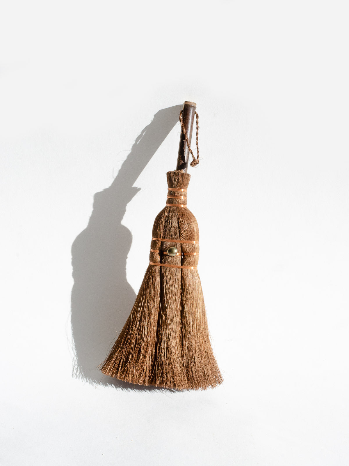 Palm & Copper Hand Broom