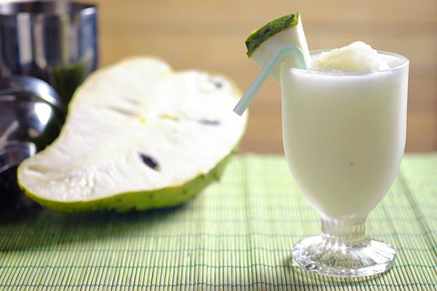 Herbal-Graviola-Coconut-Milk-Sorbet (Paleo-Friendly)