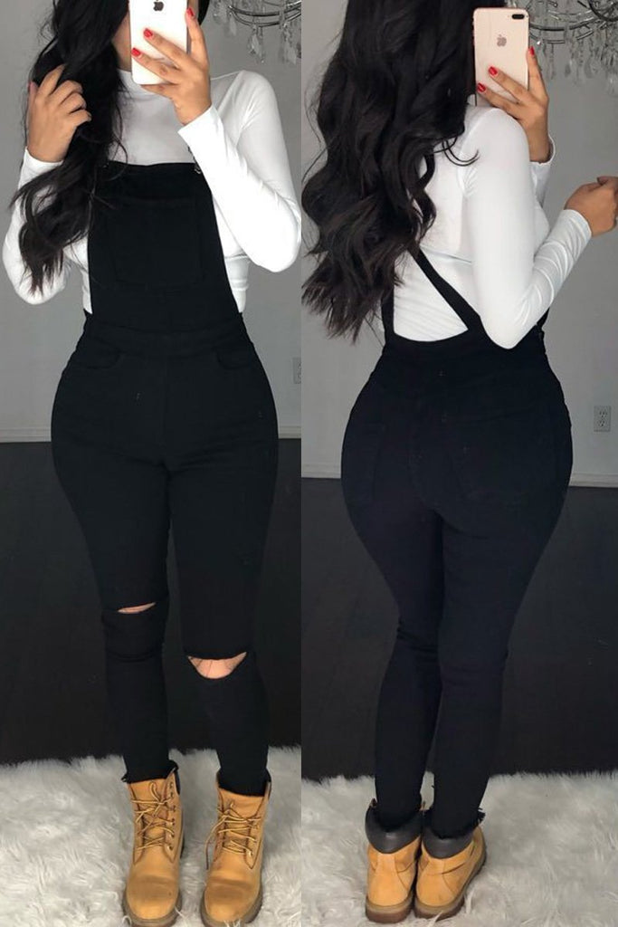 spandex suspender jumpsuit