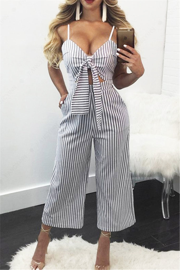 grey white and black striped tracksuit