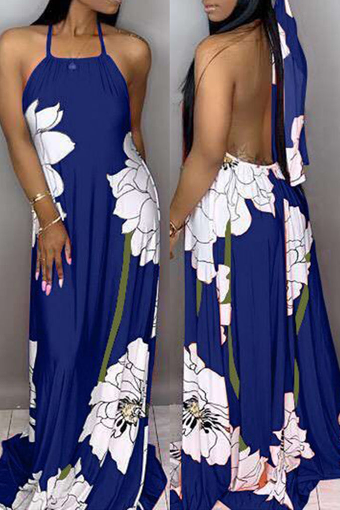 maxi dress with matching scarf