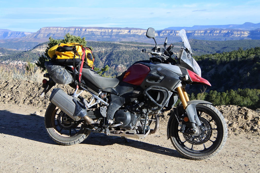 Bag Snake Kits on a Suzuki VStrom