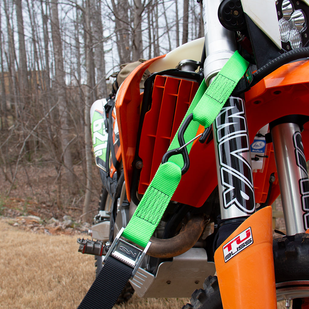 Motorcycle and ATV Tie Down Straps - Green Chile Adventure Gear