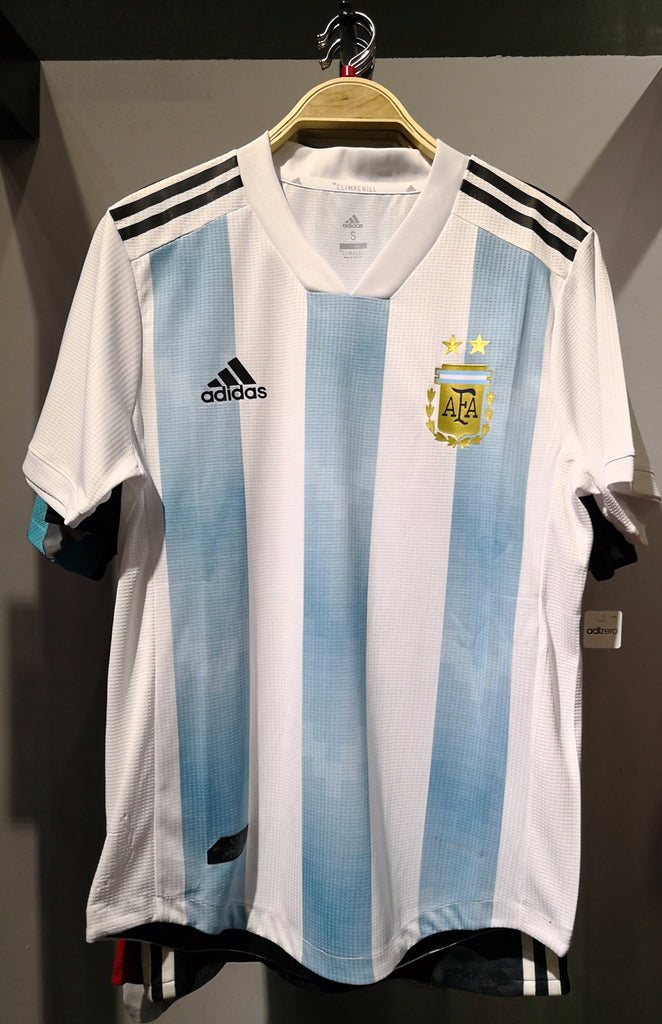 Argentina Men Home Kit World Cup 2018 Player Issue CLIMACHILL L Jersey