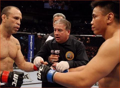 UFC Referee Dan Bam Bam Stell with Cung Lee & Wanderlei Silva