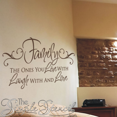 Chocolate-Brown-Oracal-Vinyl-631-Color-080-Used-In-This-Family-Inspired-Vinyl-Wall-Decal-By-TheSimpleStencil