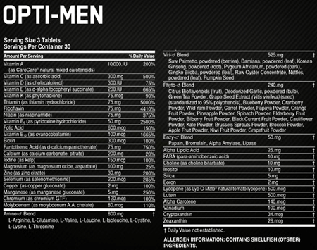 Optimum Nutrition Opti-MEn