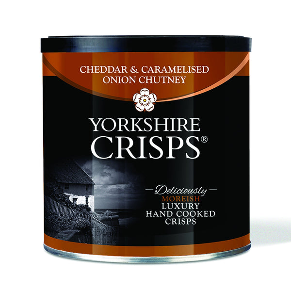 Yorkshire Crisps - Cheddar & Onion 50g drums - Snack Revolution