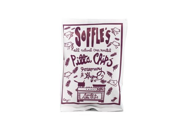 Soffles - Rosemary & Thyme Pitta Chips - ZERO VAT - Snack Revolution