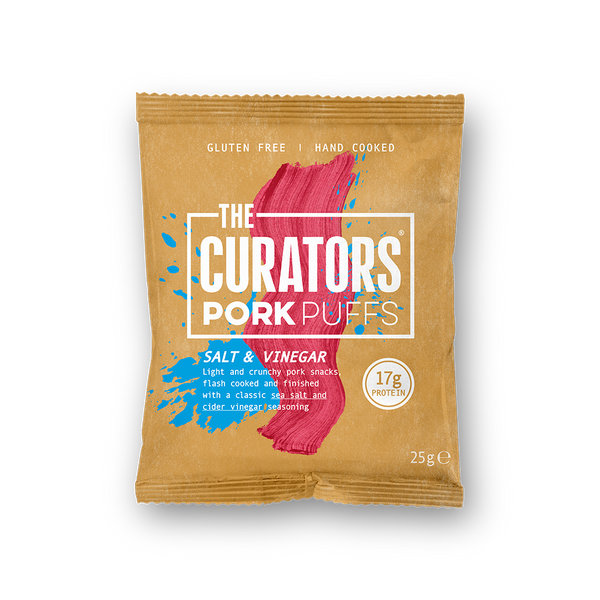 The Curators - Salt Pork Puffs - NEW 40 pack - Snack Revolution