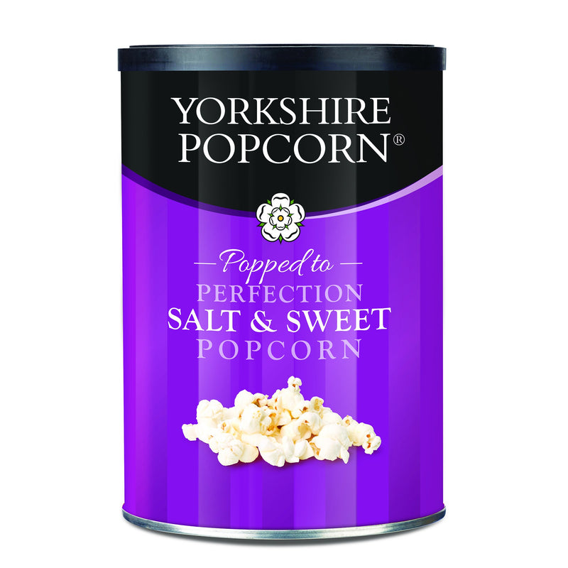 Yorkshire Popcorn - Salt & Sweet Popcorn 40g drums - Snack Revolution