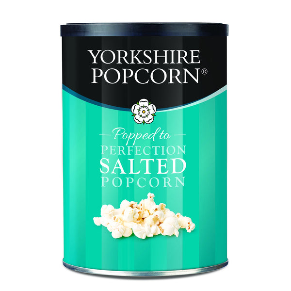 Yorkshire Popcorn - Salted Popcorn 40g drums - Snack Revolution