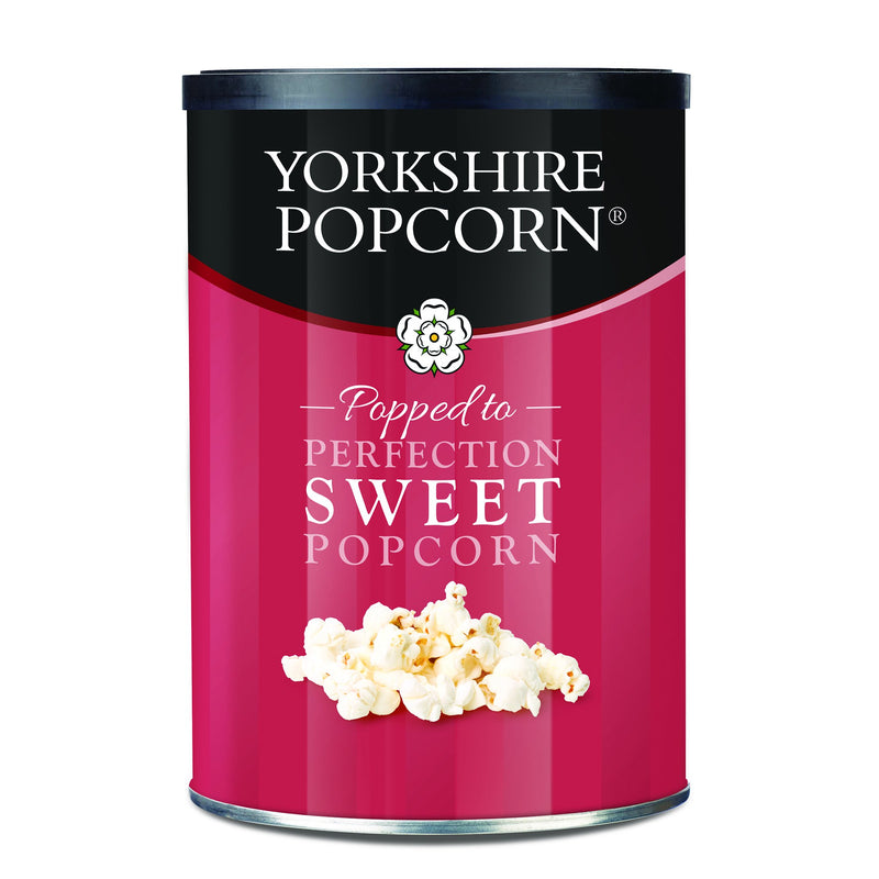 Yorkshire Popcorn - Sweet Popcorn 40g drums - Snack Revolution