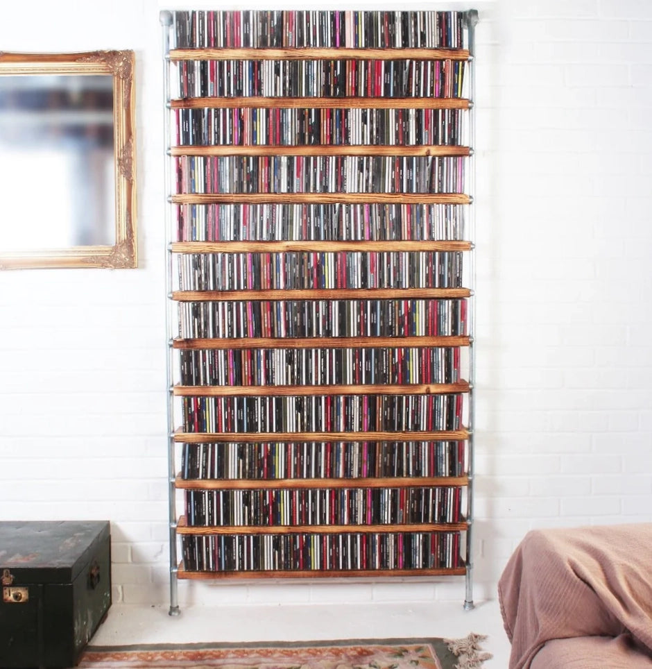 CD Storage Library Shelving System at Mayflower Lighting and Homeware UK