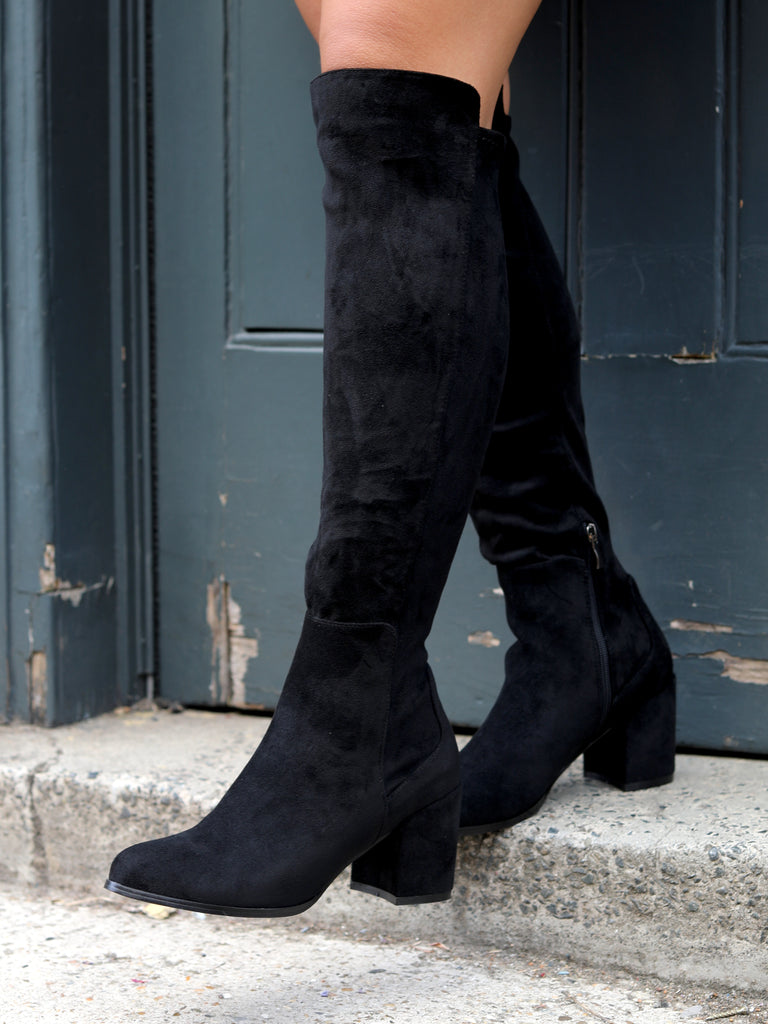 MJTrends: Black Faux Suede