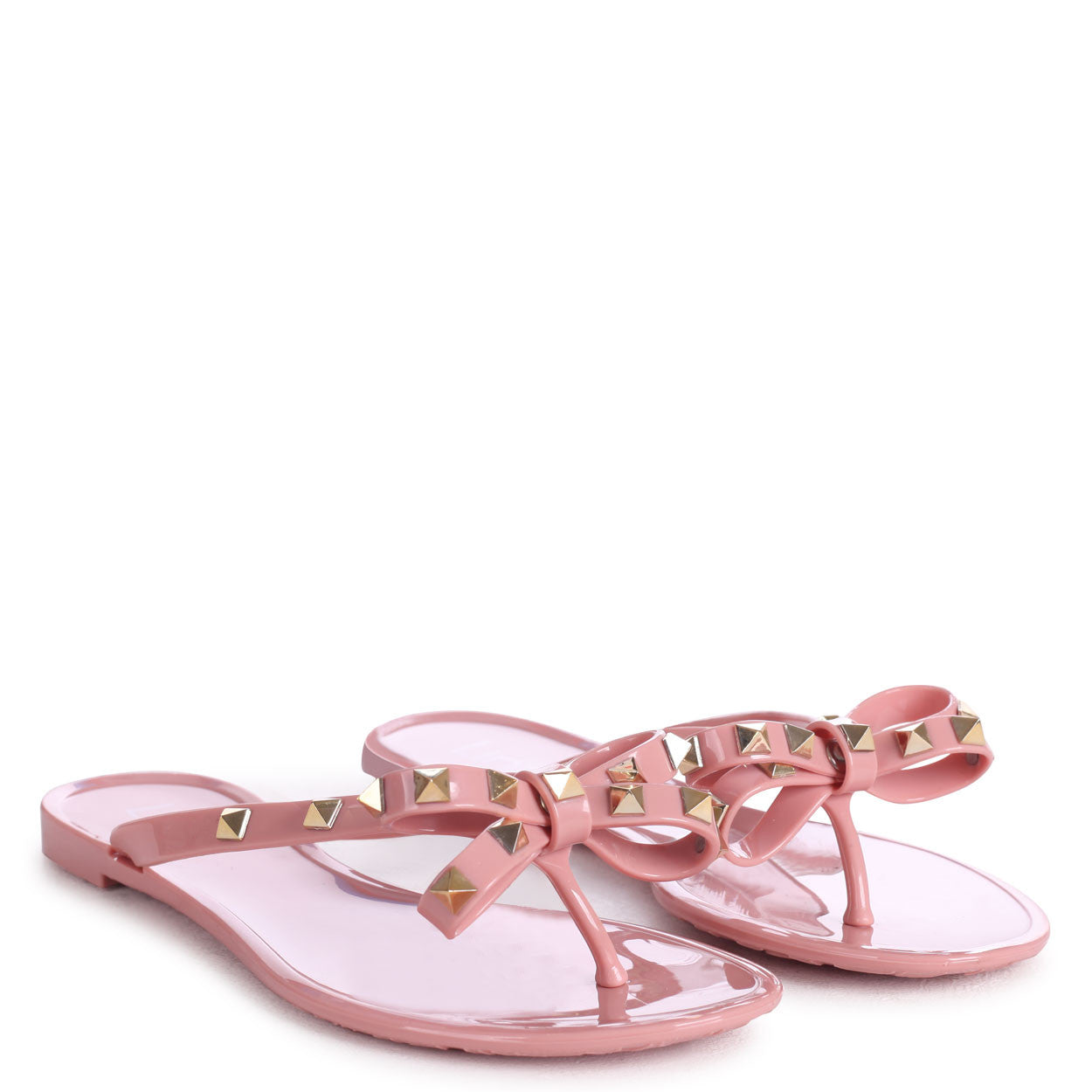 Dusky Pink Flip Flop Sandal With 