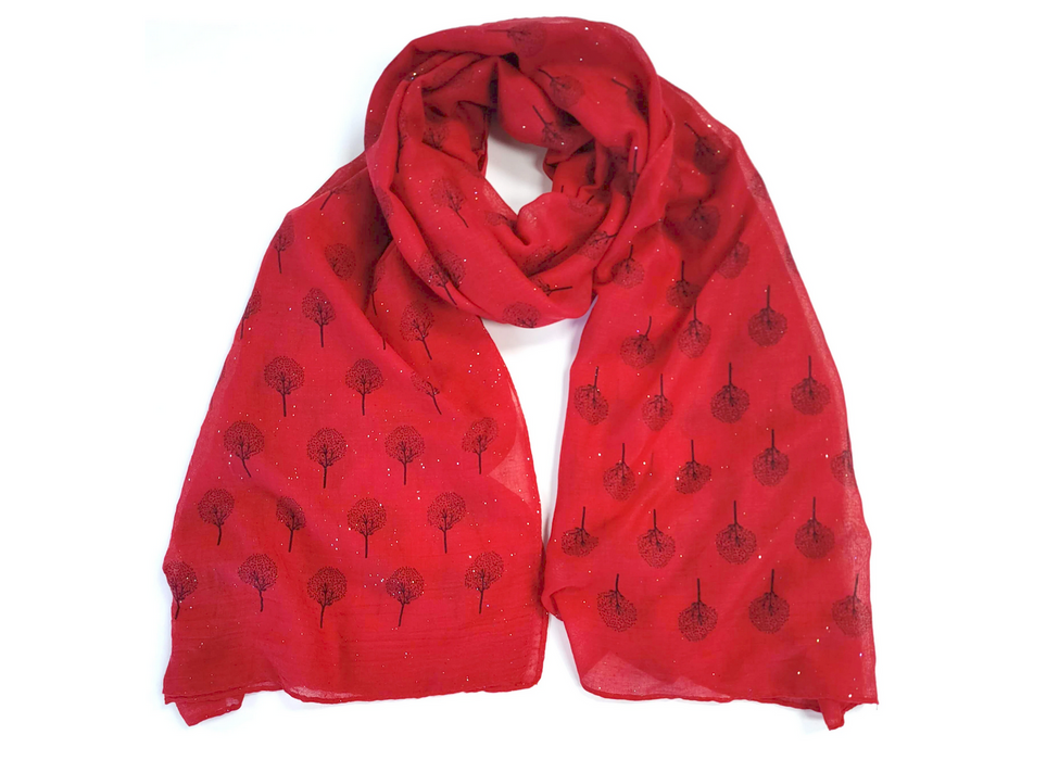 Tree of Life Scarf - Two Colours — GingerInteriors.co.uk