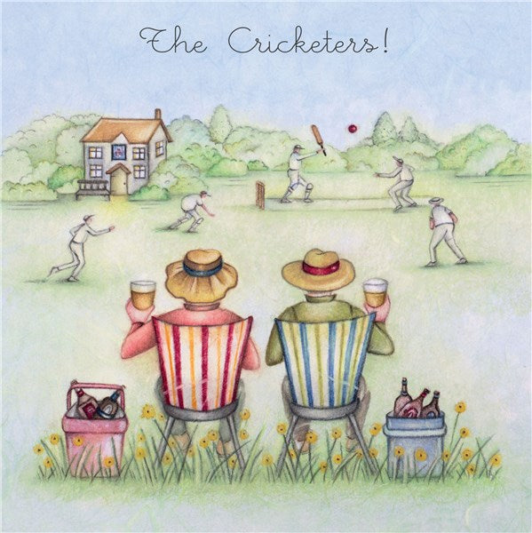 Cricket Birthday Card - The Cricketers! - Berni Parker ...