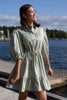 Sorrento Linen Dress - Sage Green