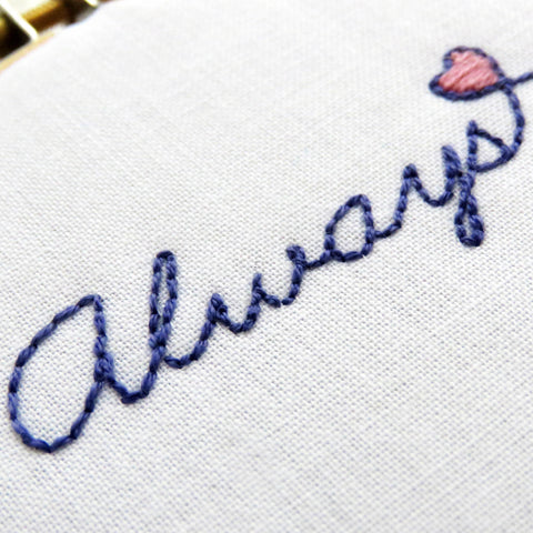 Free valentines embroidery pattern
