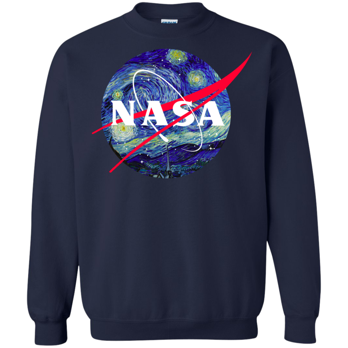 nasa van gogh t shirt