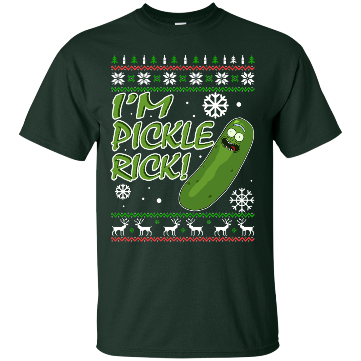 pickle rick christmas sweater