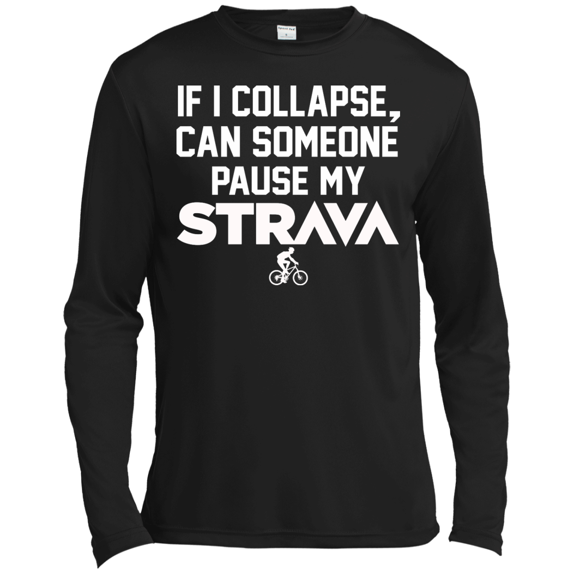 if i collapse pause my strava cycling jersey