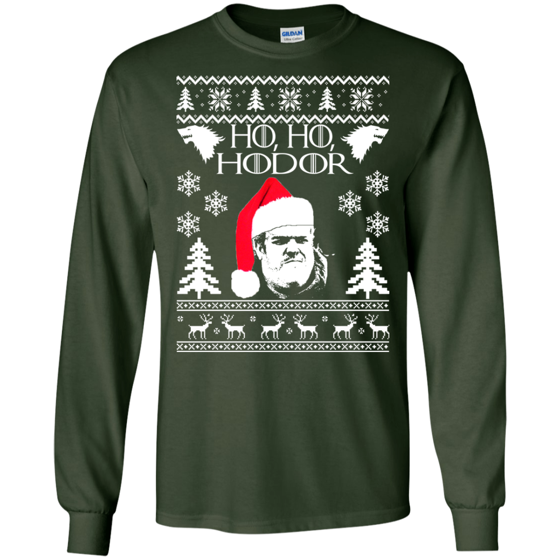 Game Of Thrones - Ho Ho Hodor Christmas Sweater - TeeDragons