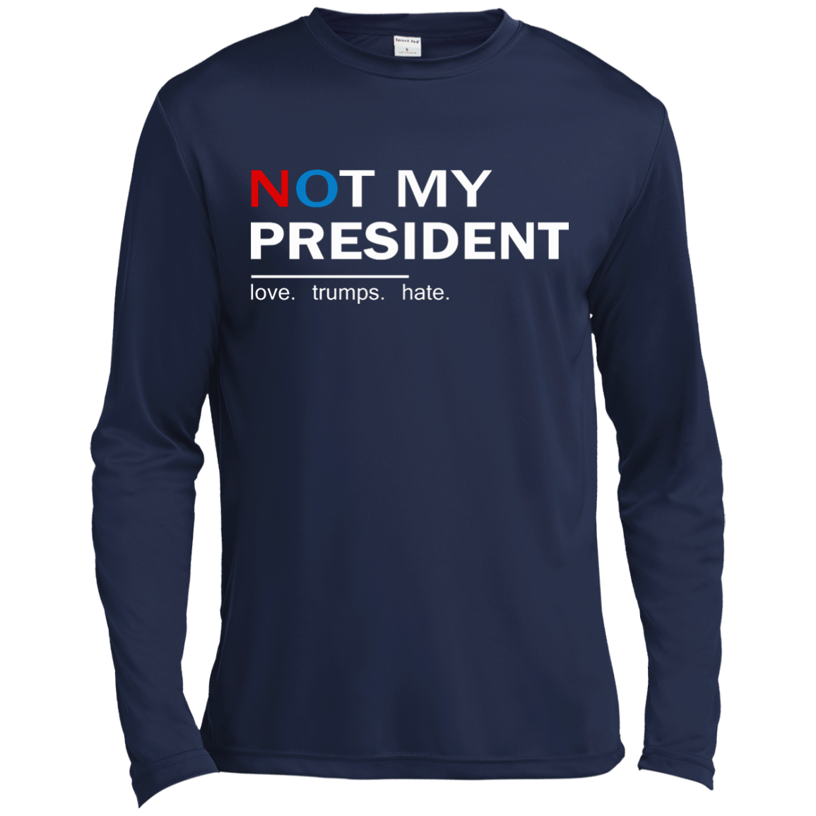 Not My President - Love Trumps Hate Shirt, Hoodie - TeeDragons