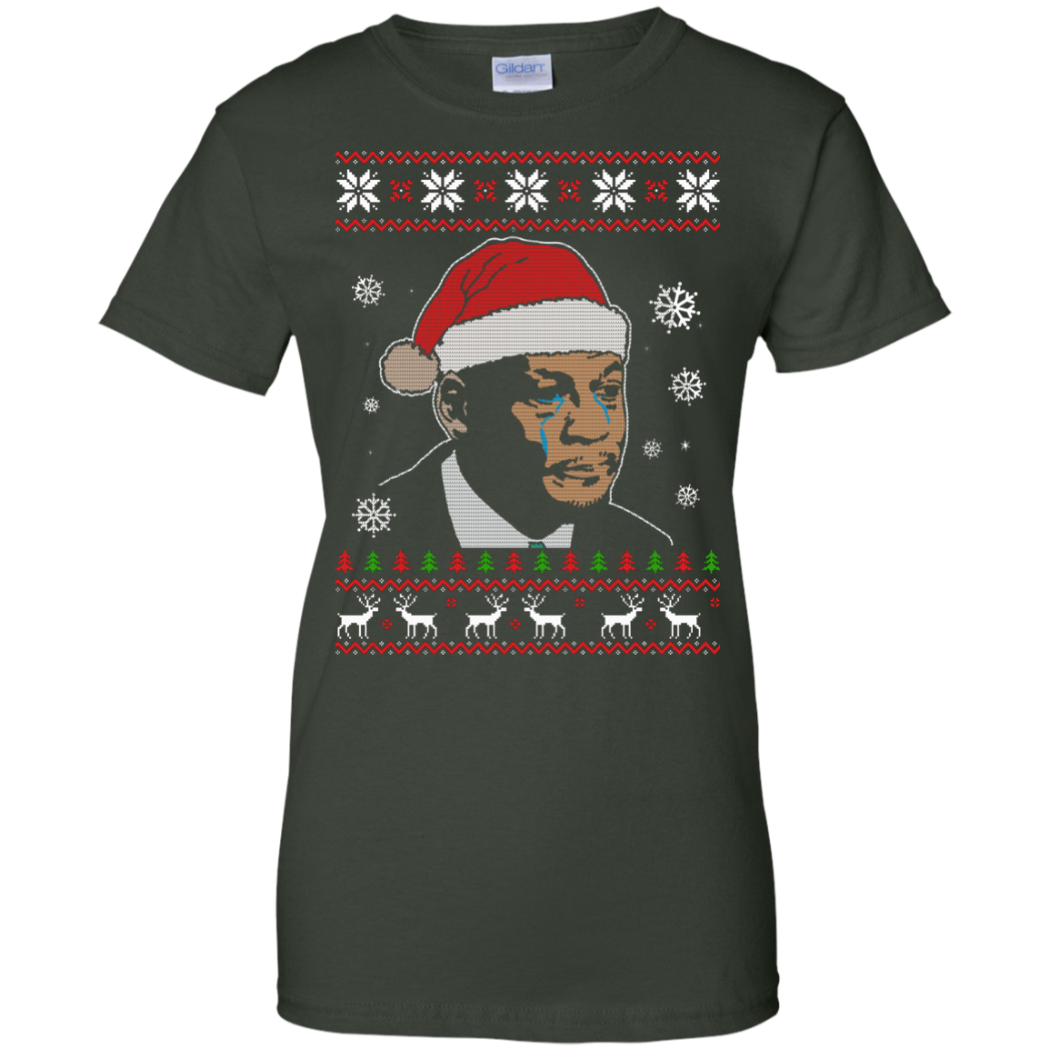 crying jordan christmas sweater