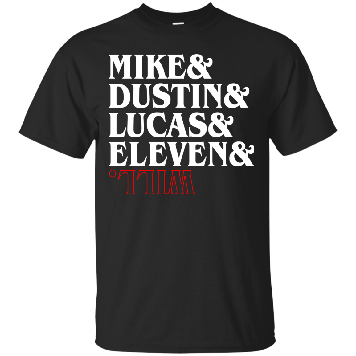 Stranger Things - Mike - Dustin - Lucas - Eleven And Will T-shirt ...