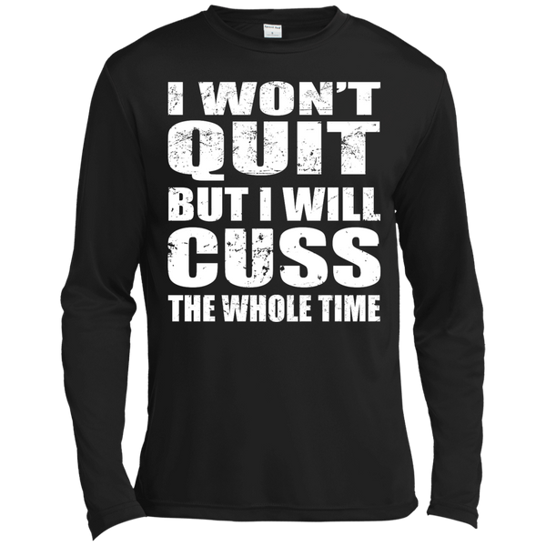 I Won't Quit But I Will Cuss The Whole Time Tank, Shirt - TeeDragons