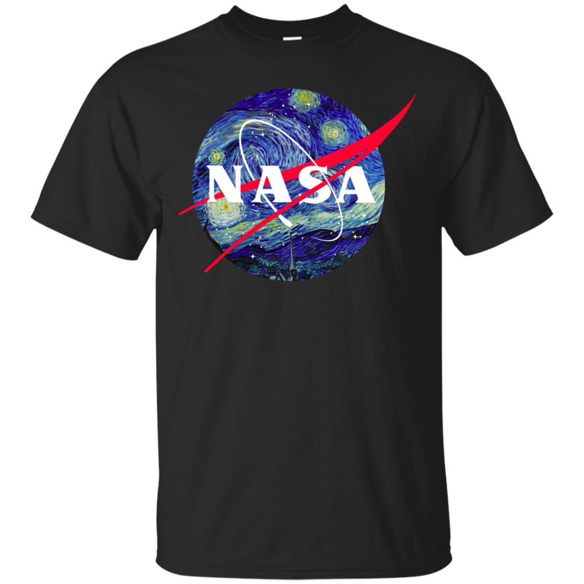 Van Gogh Starry Night NASA Shirt 